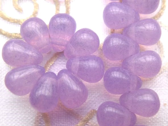 4X6MM水滴珠~<20009>果凍紫羅蘭~100顆入