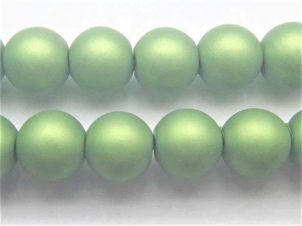 3MM日本樹酯珍珠 ~< BM5136>絲綢橄欖綠--1串約120顆