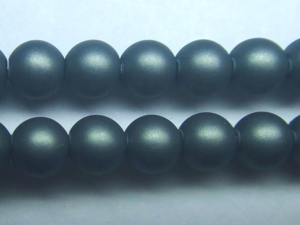 3MM日本樹酯珍珠 ~< BM5699>絲綢玄鐵黑--1串約120顆