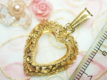 14KT gold plated 23X24MM\JRP-1J