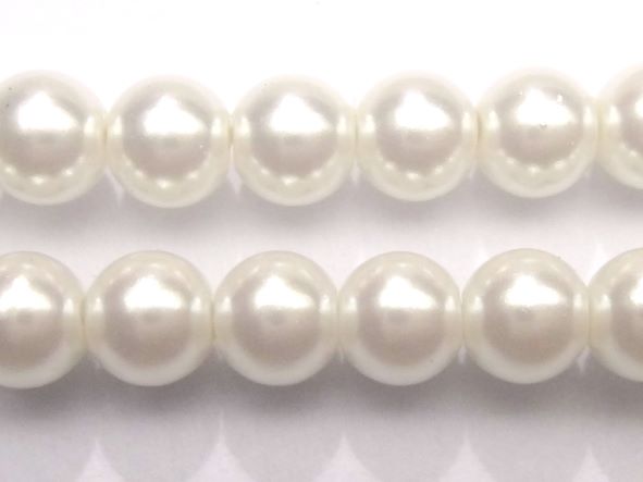2MM日本樹酯珍珠 ~< T2751>珍珠潤奶白--1串約170顆