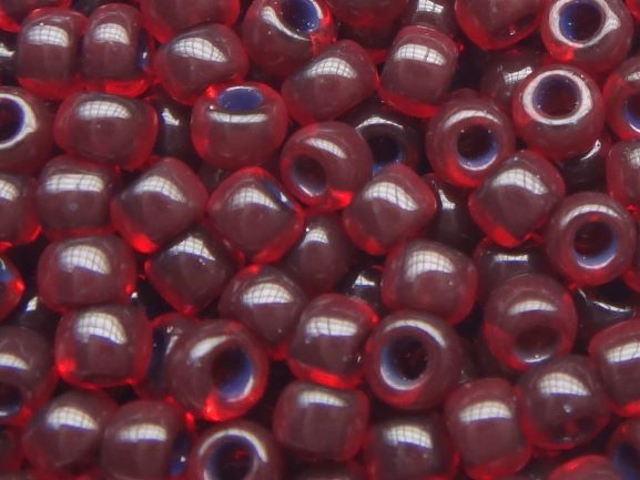 1mm Toho 15/0 小珠 ~<2153>黑莓紅中管深琥珀---3克/約540顆
