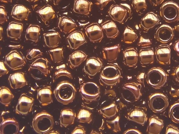 1mm Toho 15/0 小珠 ~< 501>高彩金屬肉桂銅金---3克/約540顆