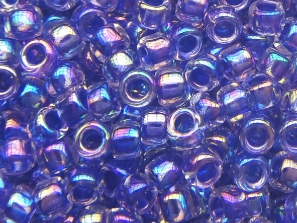 1mm Toho 15/0 小珠 ~< 788>彩漾水晶中管紫---3克/約540顆